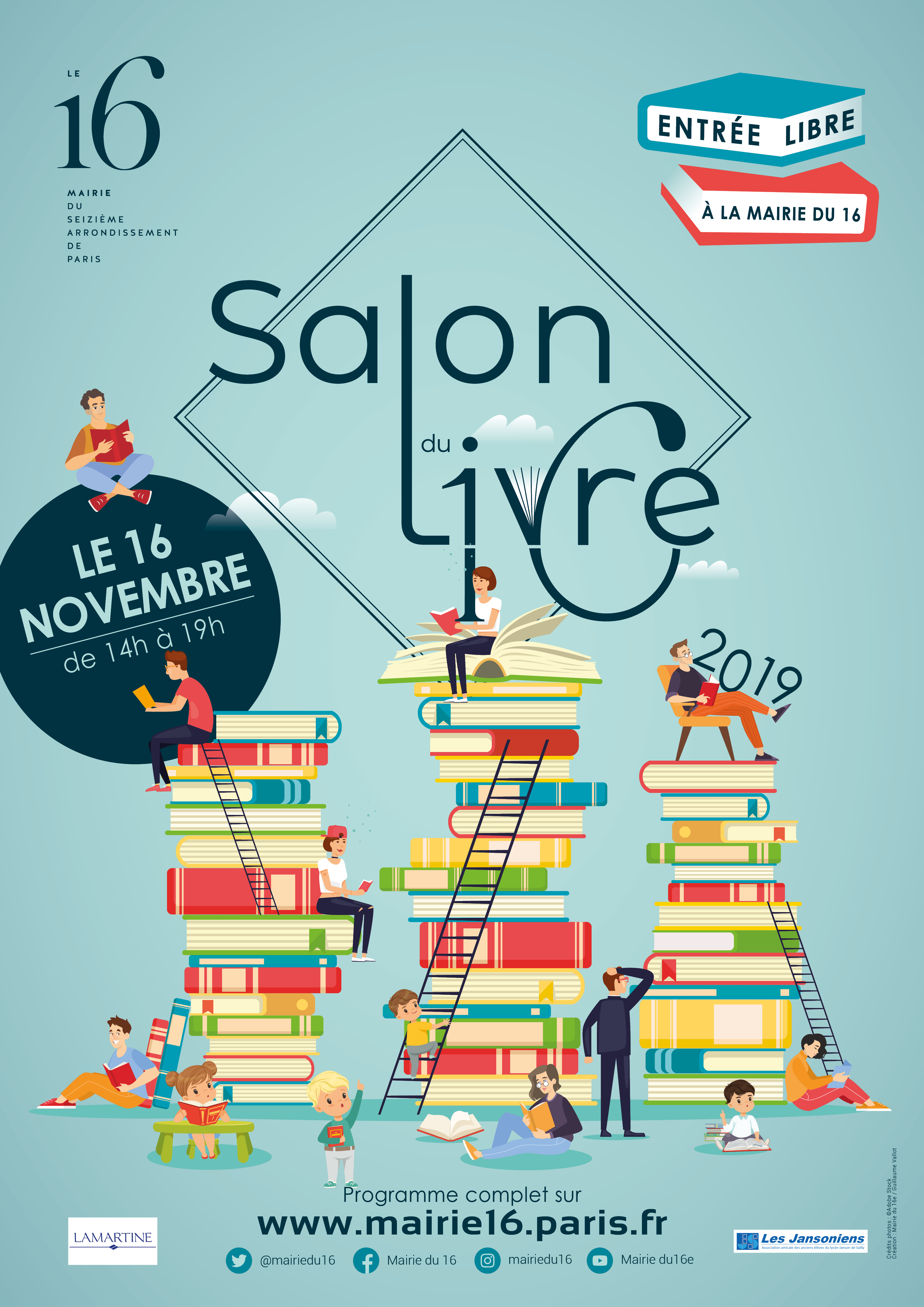 AFFICHE - Salon du Livre Mairie 2019