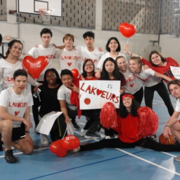 Tournoi de basket–ball des classes de 1ères durant  la semaine du cœur du 26 mars au 4 avril 2018