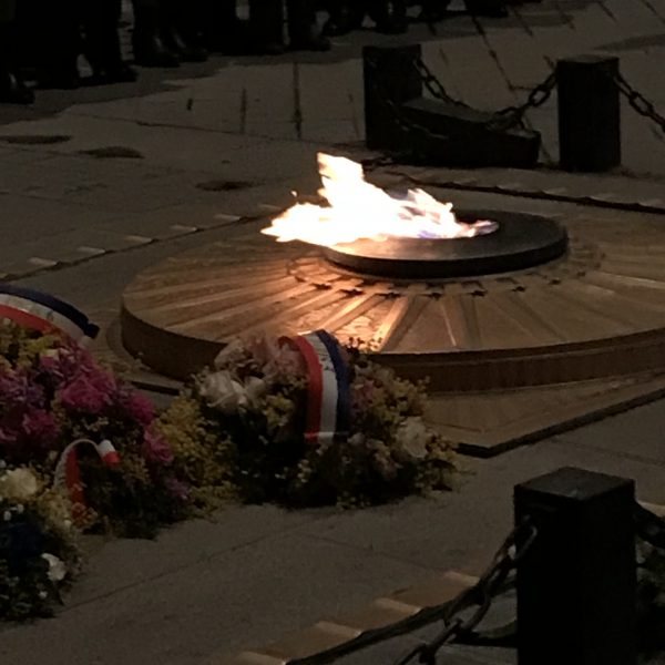jeudi 17 janvier 2019, des élèves de Janson de Sailly, ont assisté au ravivage de la flamme sous l’arc de triomphe.