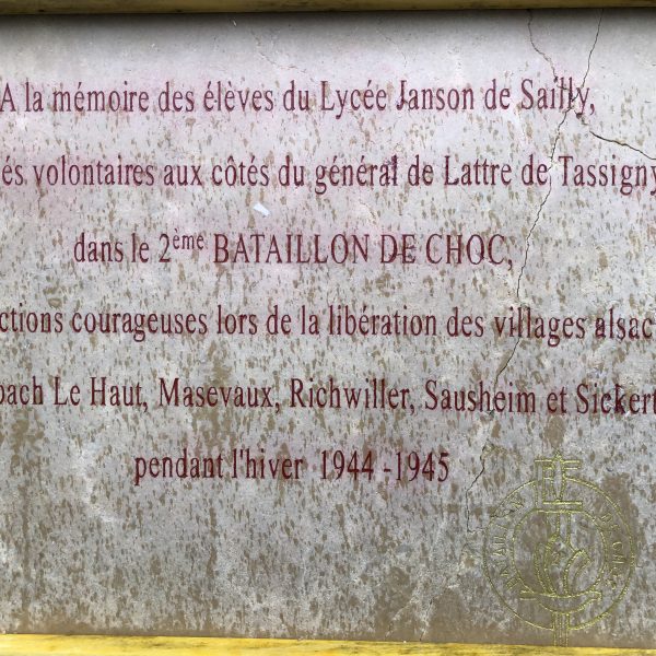 Le lycée se souvient et rend hommage aux combattants du 2ème Bataillon de Choc