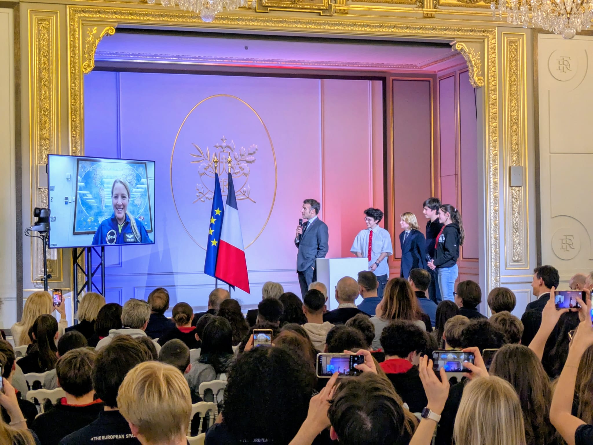 Les BCPST1B à l’Elysée